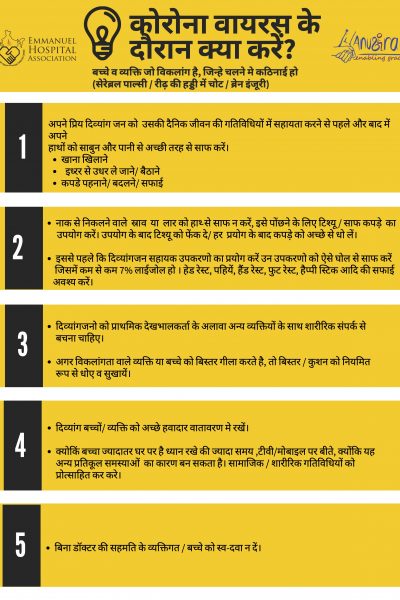 Children and Adults with Locomotor difficulty (Hindi)